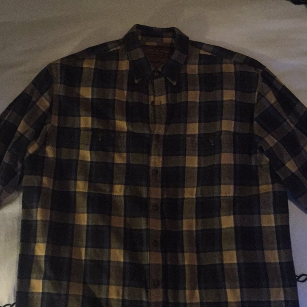Men’s A & F Chamois button down.  Large.